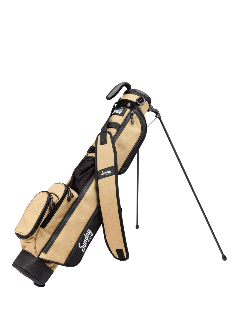 Sunday Golf Golf Bag with Stand, Sandstone