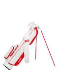 Sunday Golf Golf Bag with Stand, Red/White