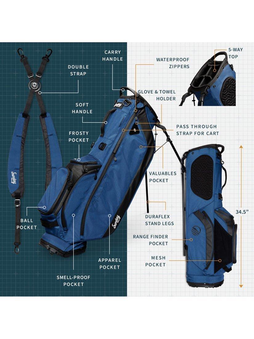 Sunday Golf Ryder Stand golf bag 91cm - British product