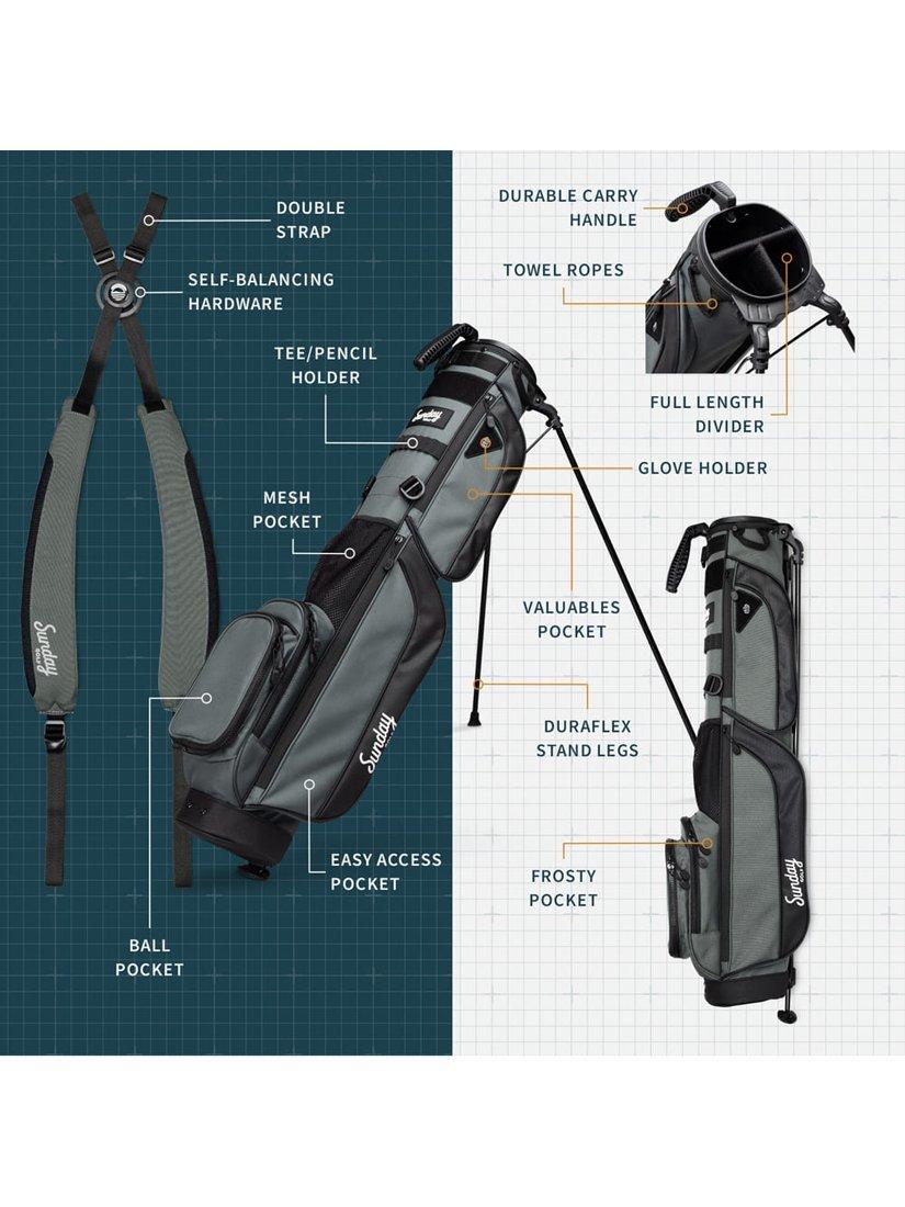 Sunday Golf Loma XL golf bag, UK version