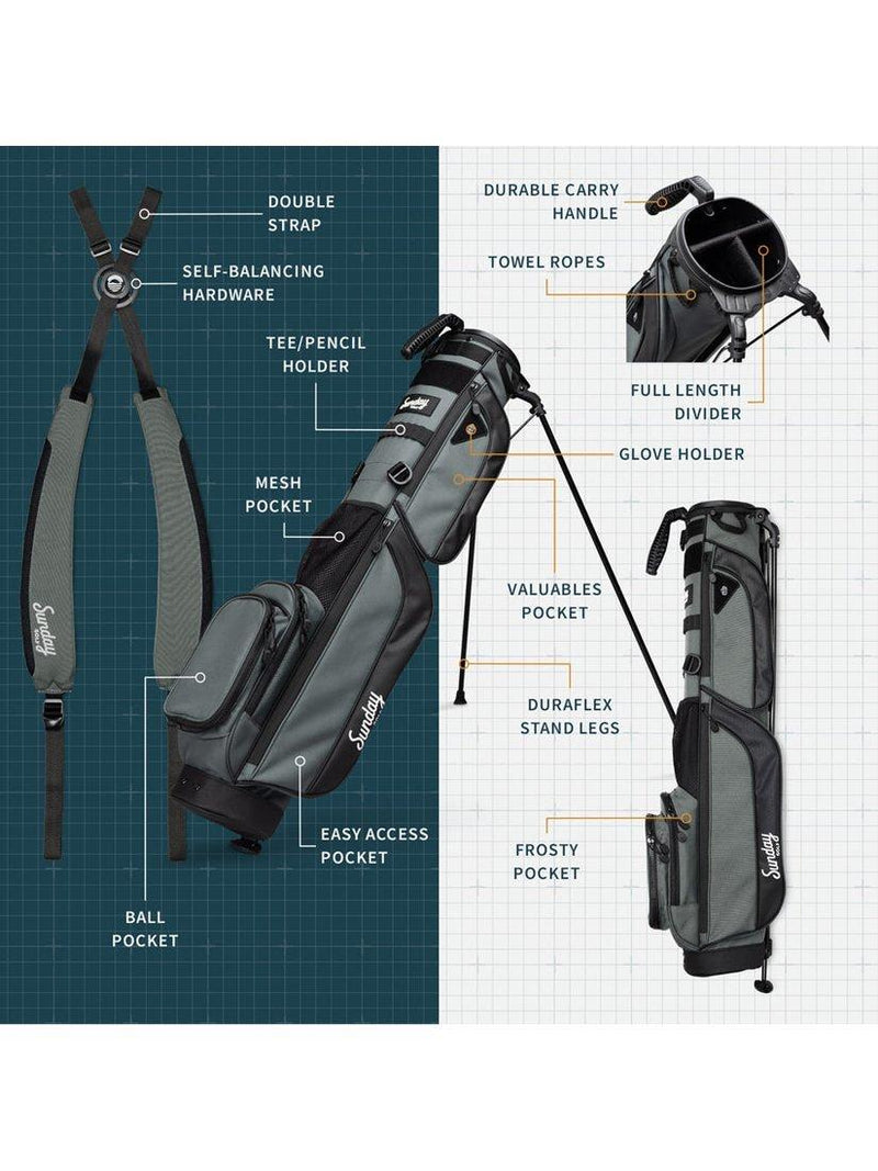 Sunday Golf Loma XL golf bag, UK version