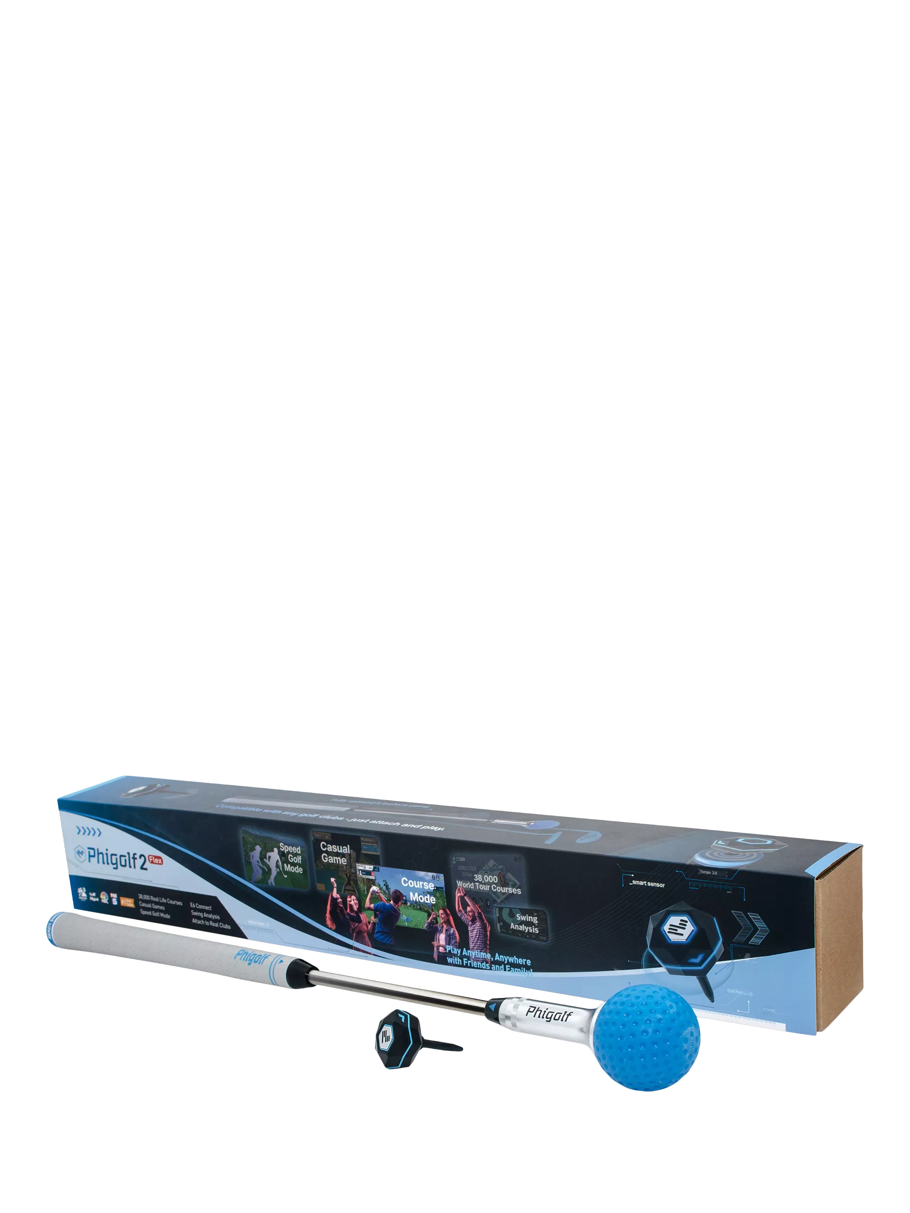 Phigolf Flex indoor golf simulator device, imported from the UK