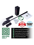 Square Golf indoor launch monitor with swing stick - British product