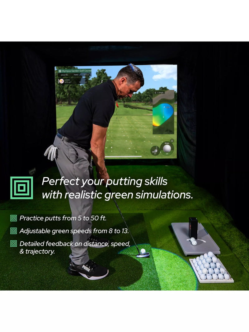 Square Golf indoor launch monitor with swing stick - British product