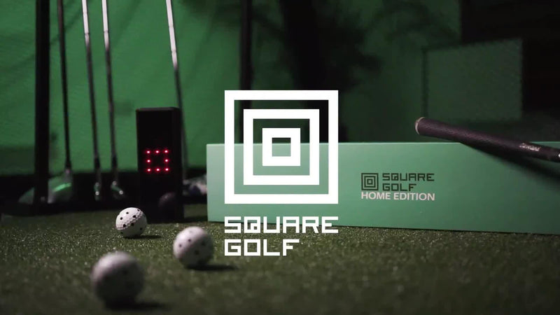Square Golf indoor launch monitor with swing stick - British product