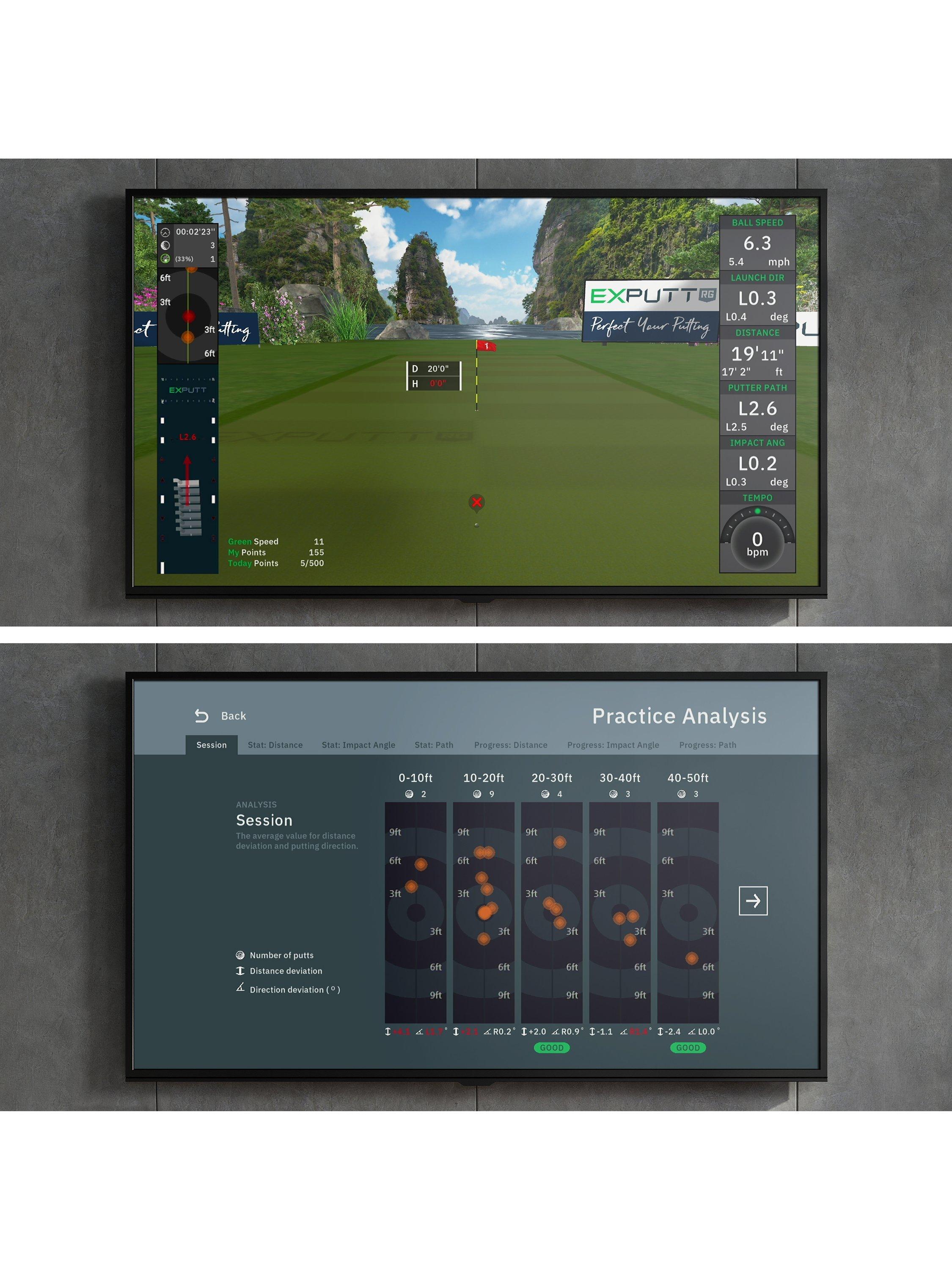 ExPutt RG Golf Putting Simulator, imported from the UK