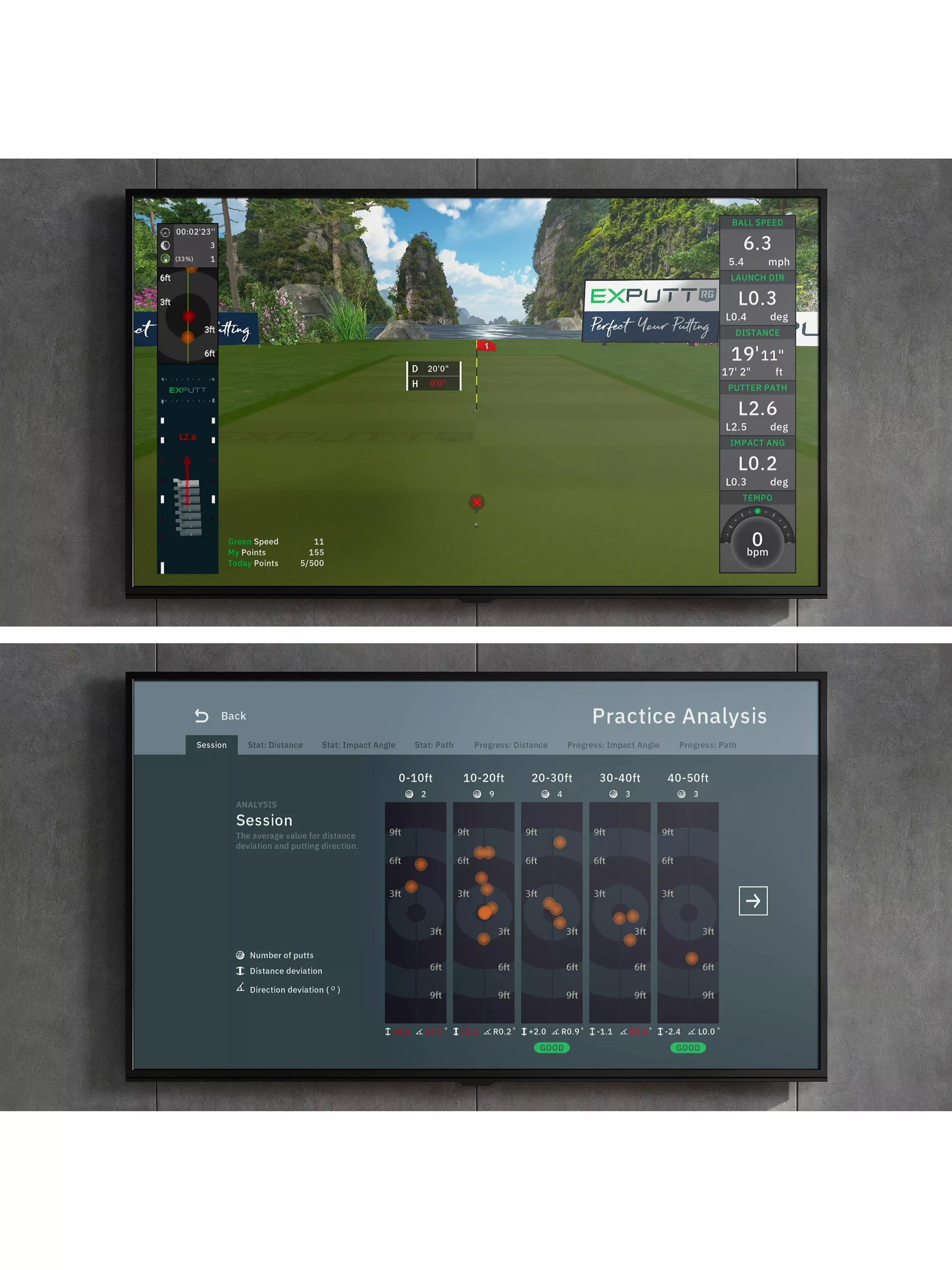 ExPutt RG Golf Putting Simulator, imported from the UK