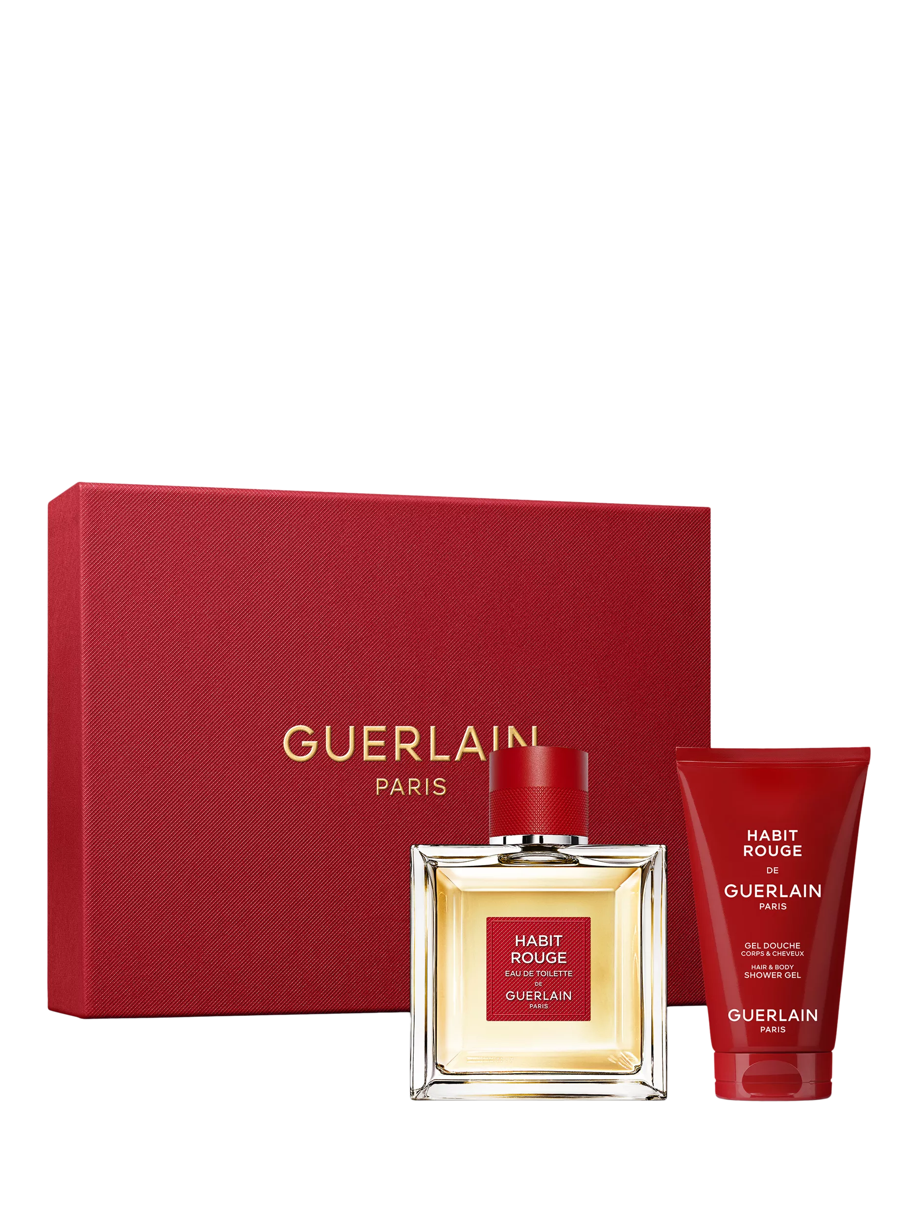 Guerlain Habit Rouge EDT gift set, UK version