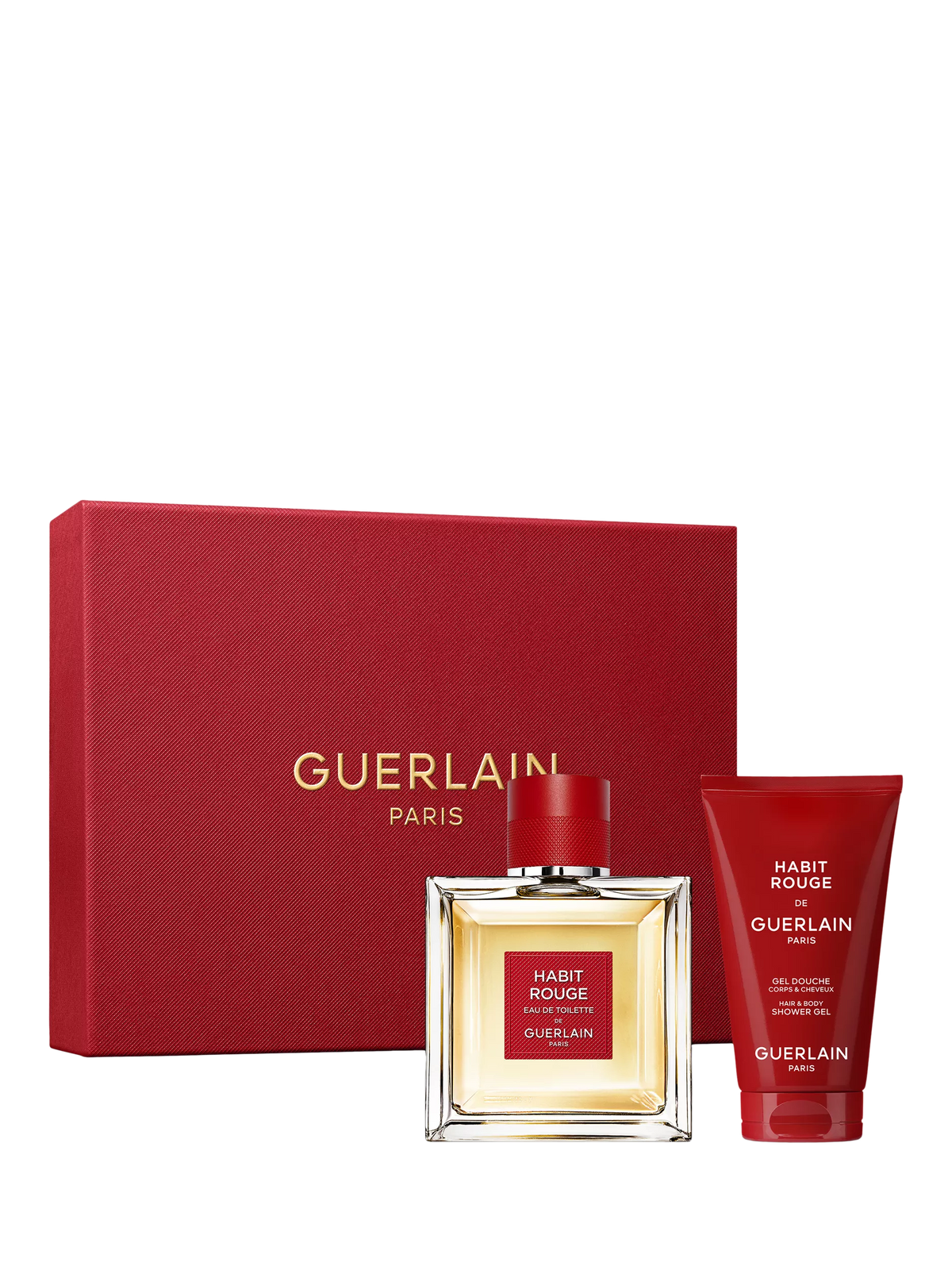 Guerlain Habit Rouge EDT gift set, UK version