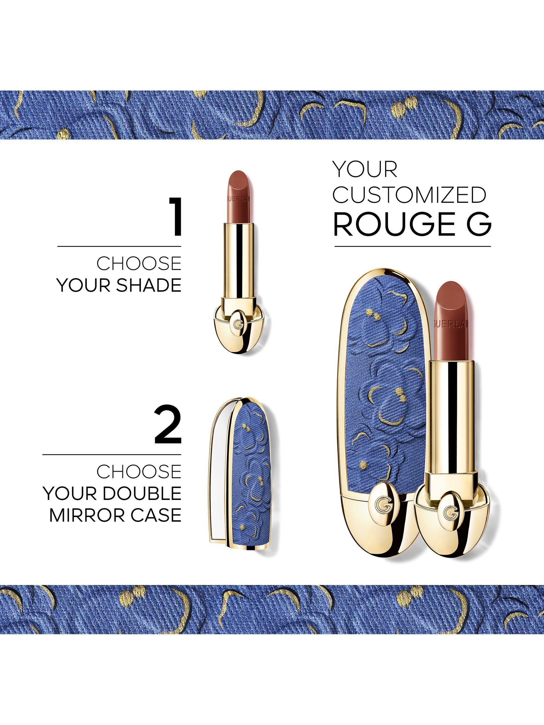 Guerlain Rouge G refillable satin lipstick 3.5g (British brand)