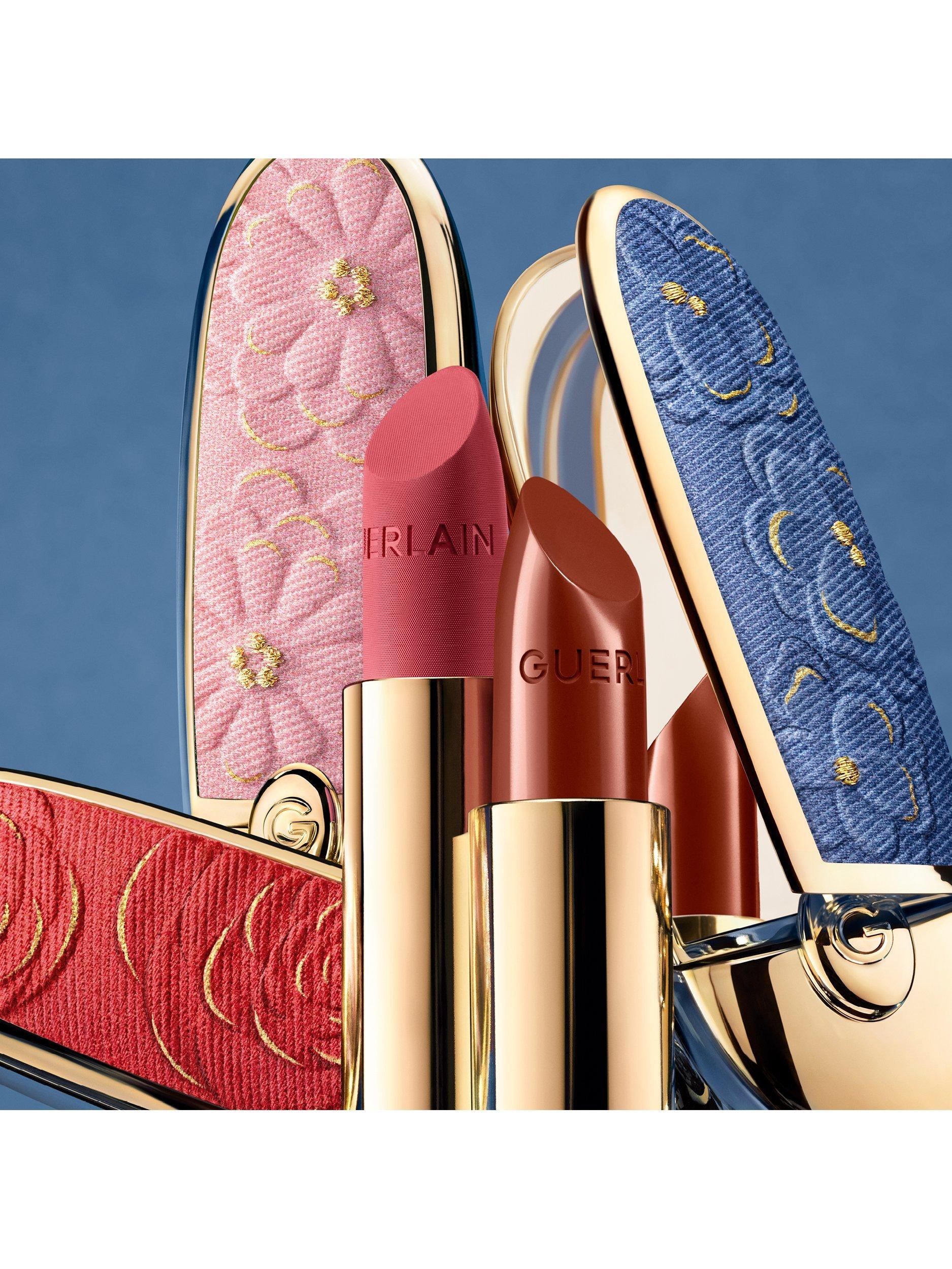 Guerlain Rouge G Blooming Denim case, imported from the UK