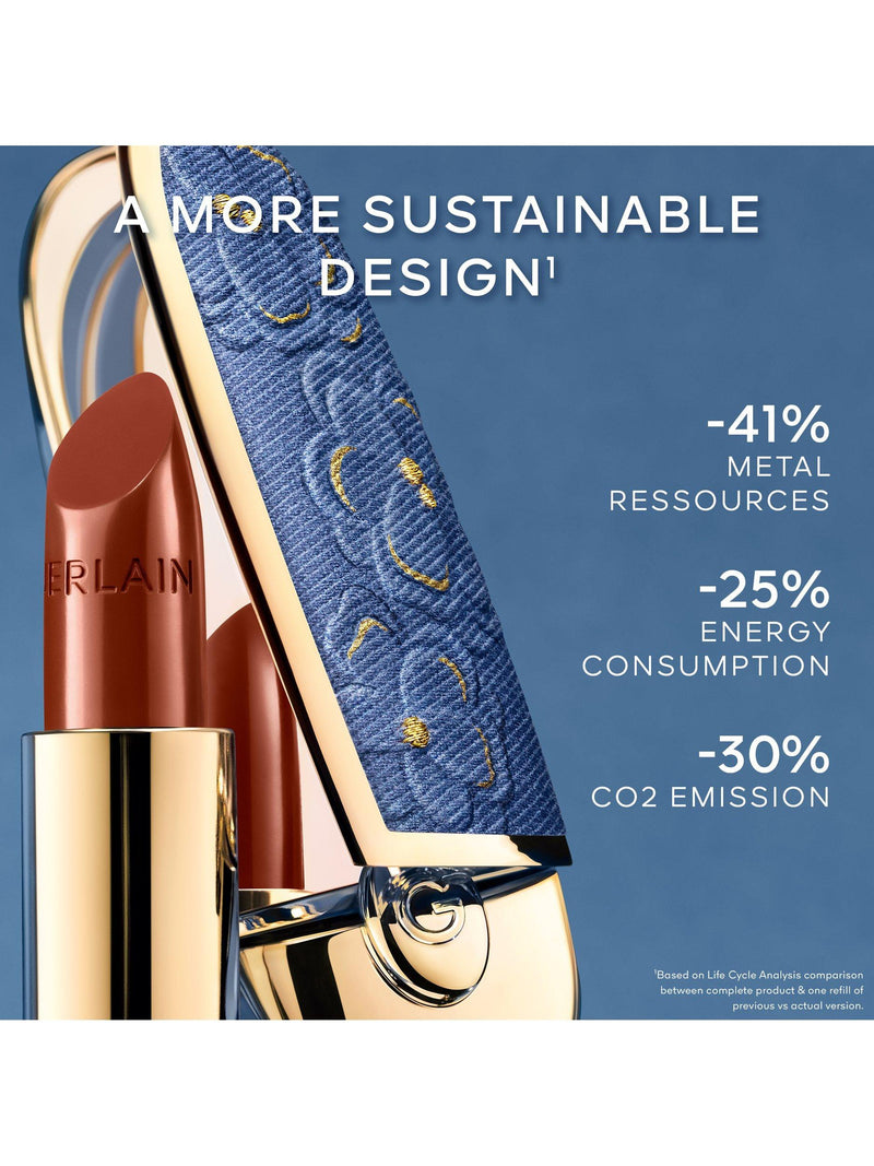 Guerlain Rouge G Blooming Denim case, imported from the UK