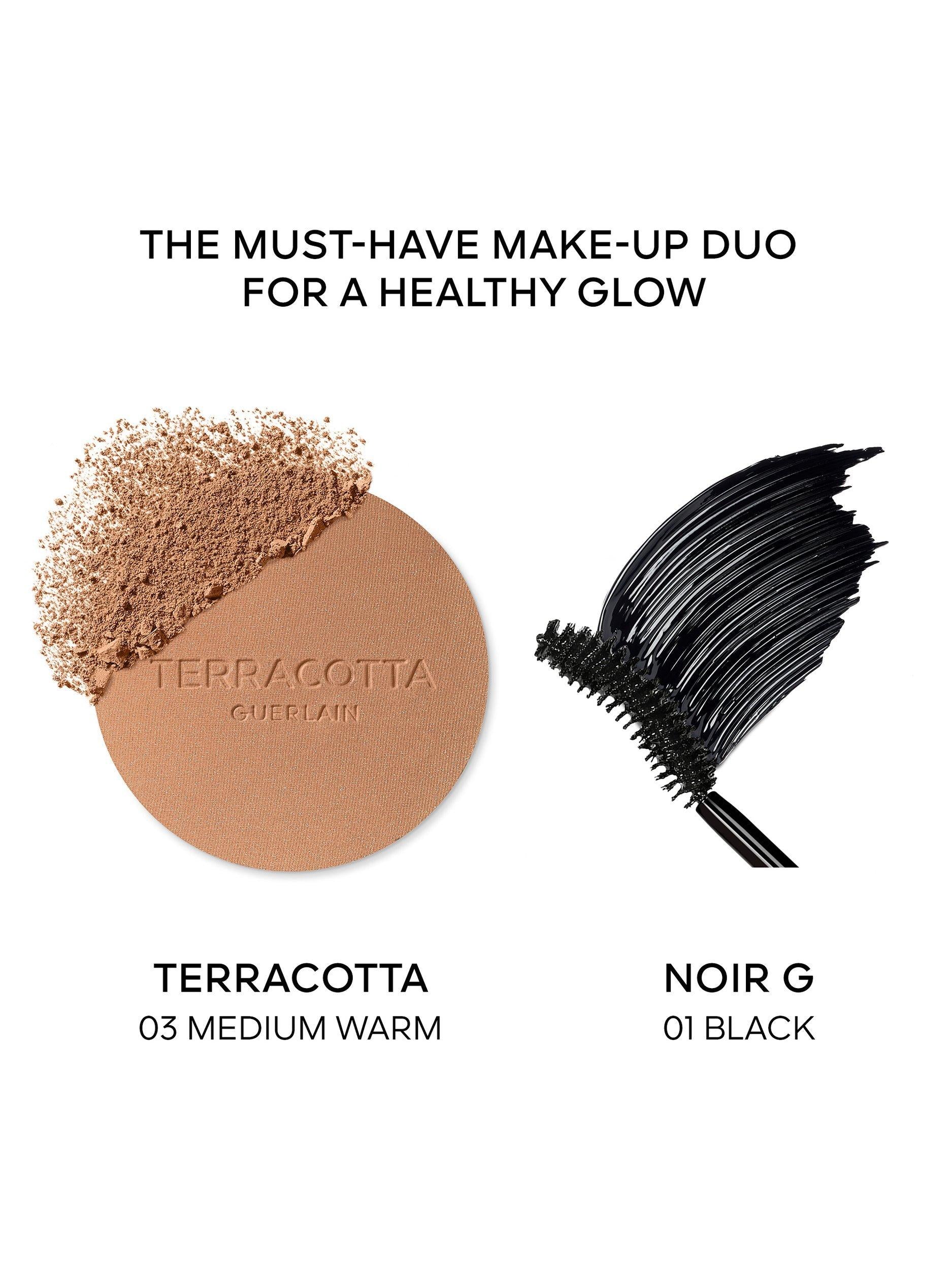 Guerlain Terracotta bronzing powder and Noir G mascara gift set - British product