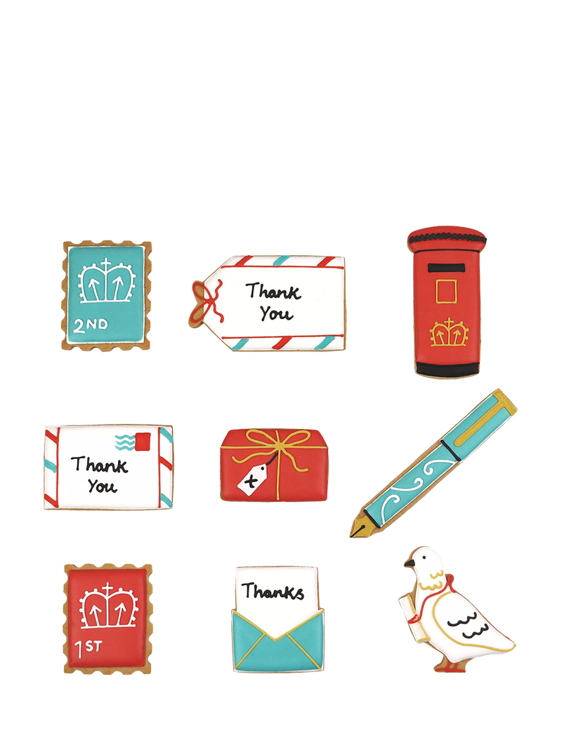 Biscuiteers hand-iced biscuits gift tin 130g, UK version