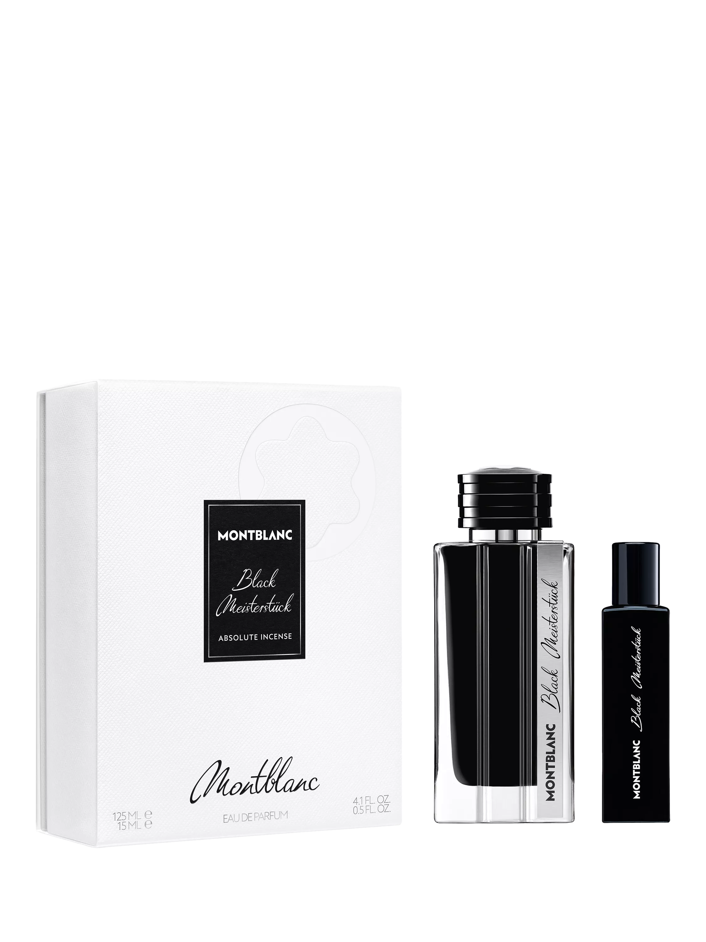 Montblanc Black Meisterstuck fragrance gift set 125ml and 15ml, UK version
