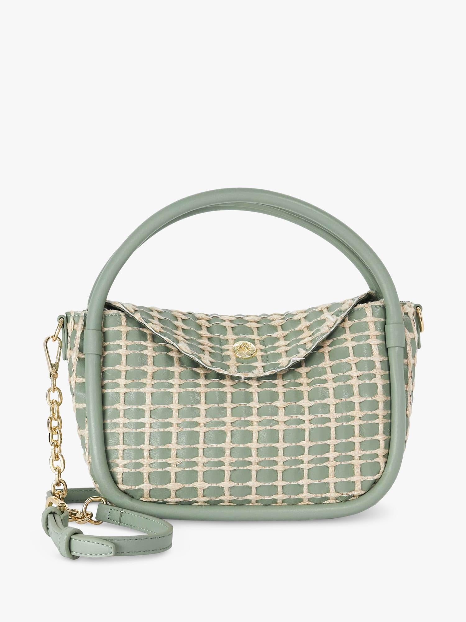 Dune London Dinideliberate woven grab bag compact - British product