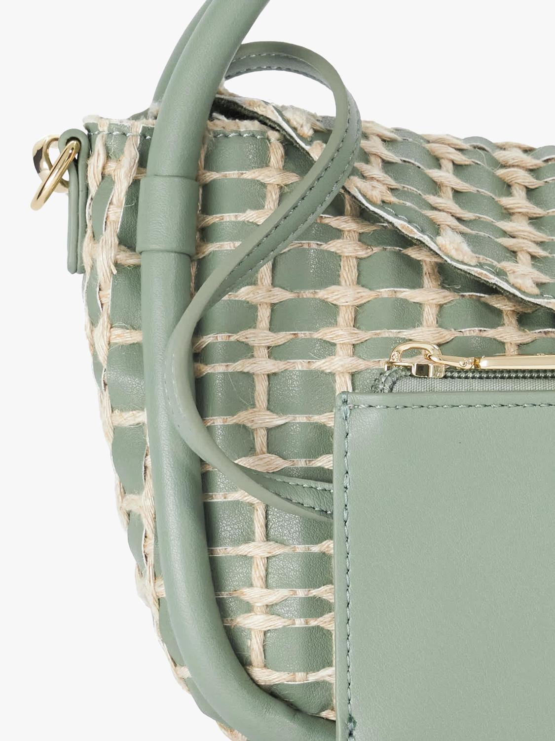 Dune London Dinideliberate woven grab bag compact - British product