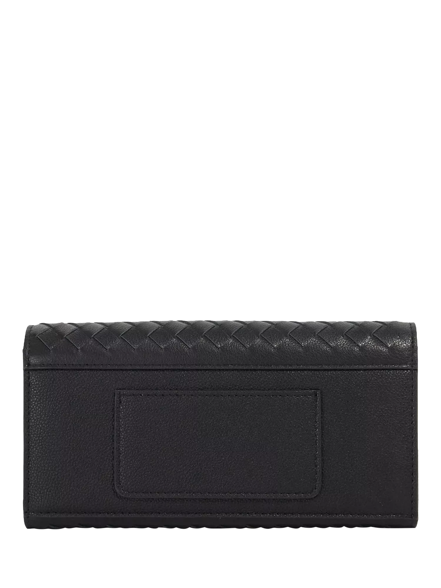 Dune London woven leather purse black - British product