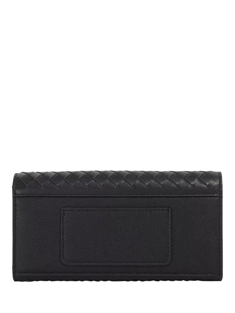 Dune London woven leather purse black - British product