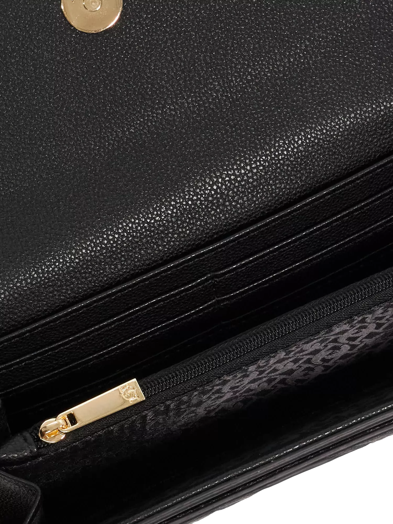 Dune London woven leather purse black - British product