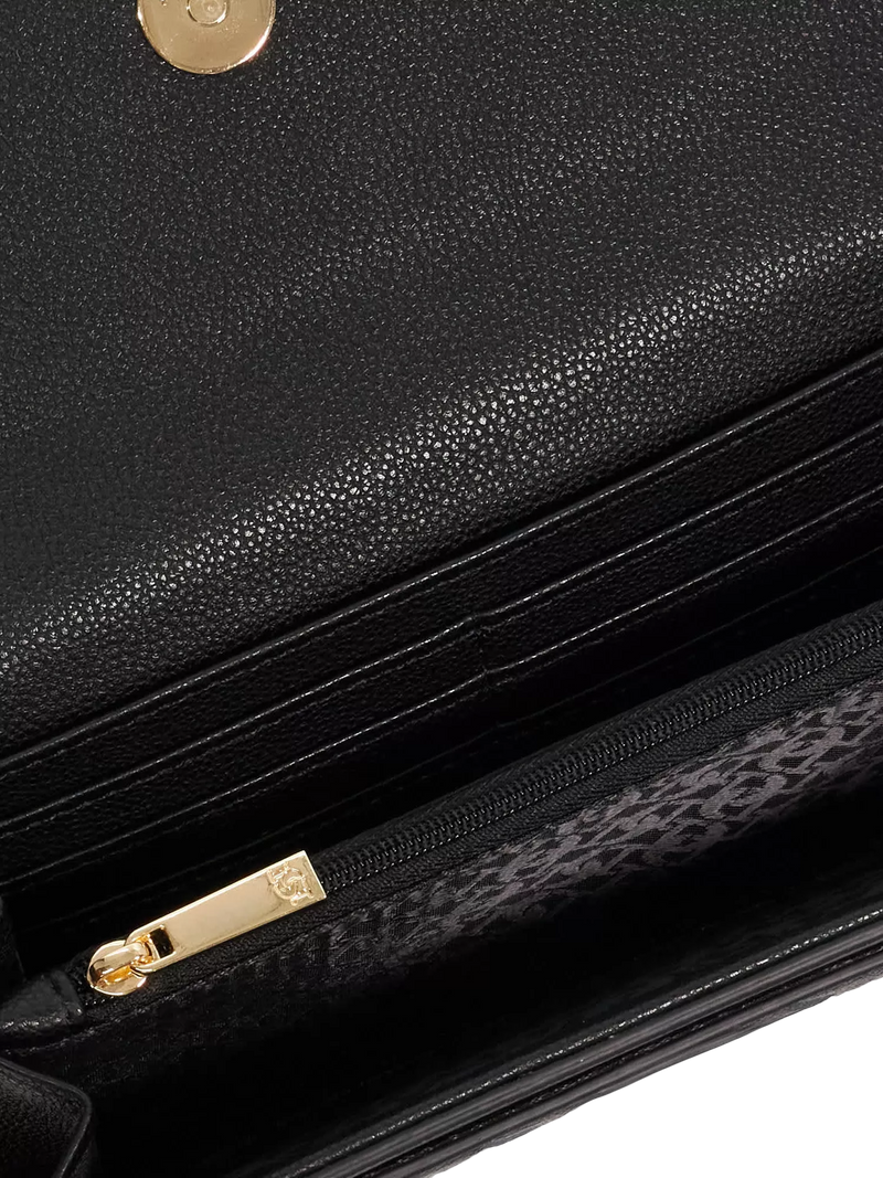 Dune London woven leather purse black - British product