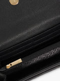 Dune London woven leather purse black - British product