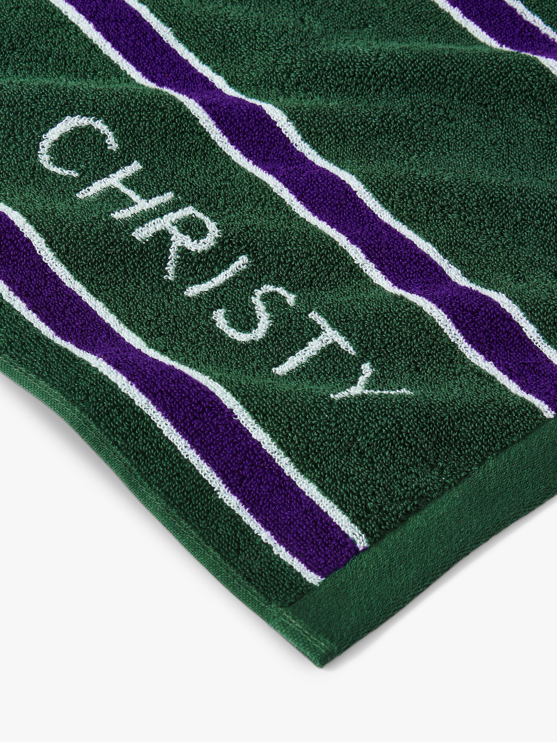 Christy Wimbledon Championships 2026 cotton towel, imported from the UK