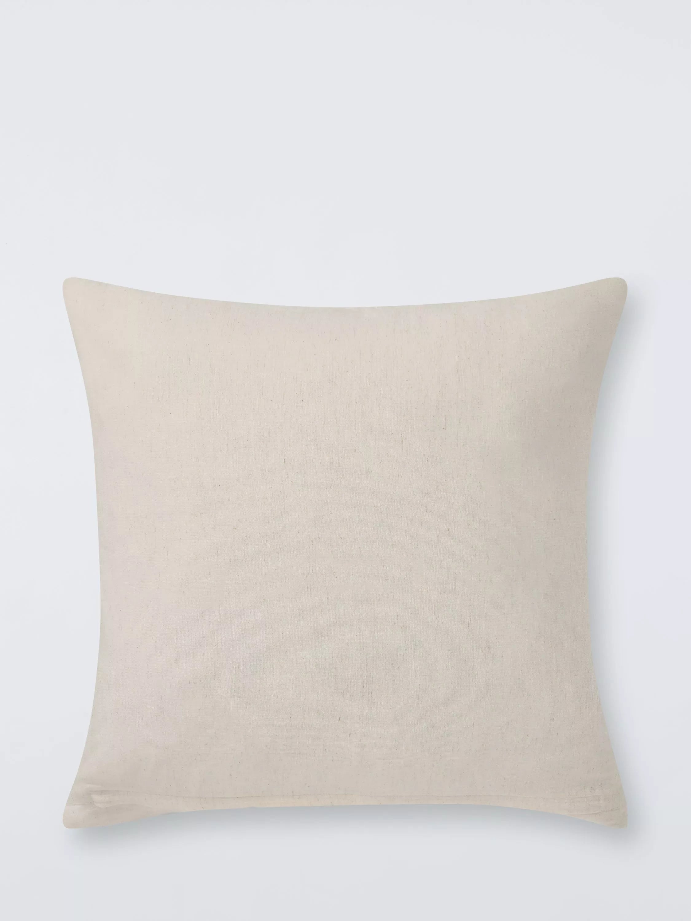John Lewis cushion khaki green embroidered lemur 50x50cm, imported from the UK