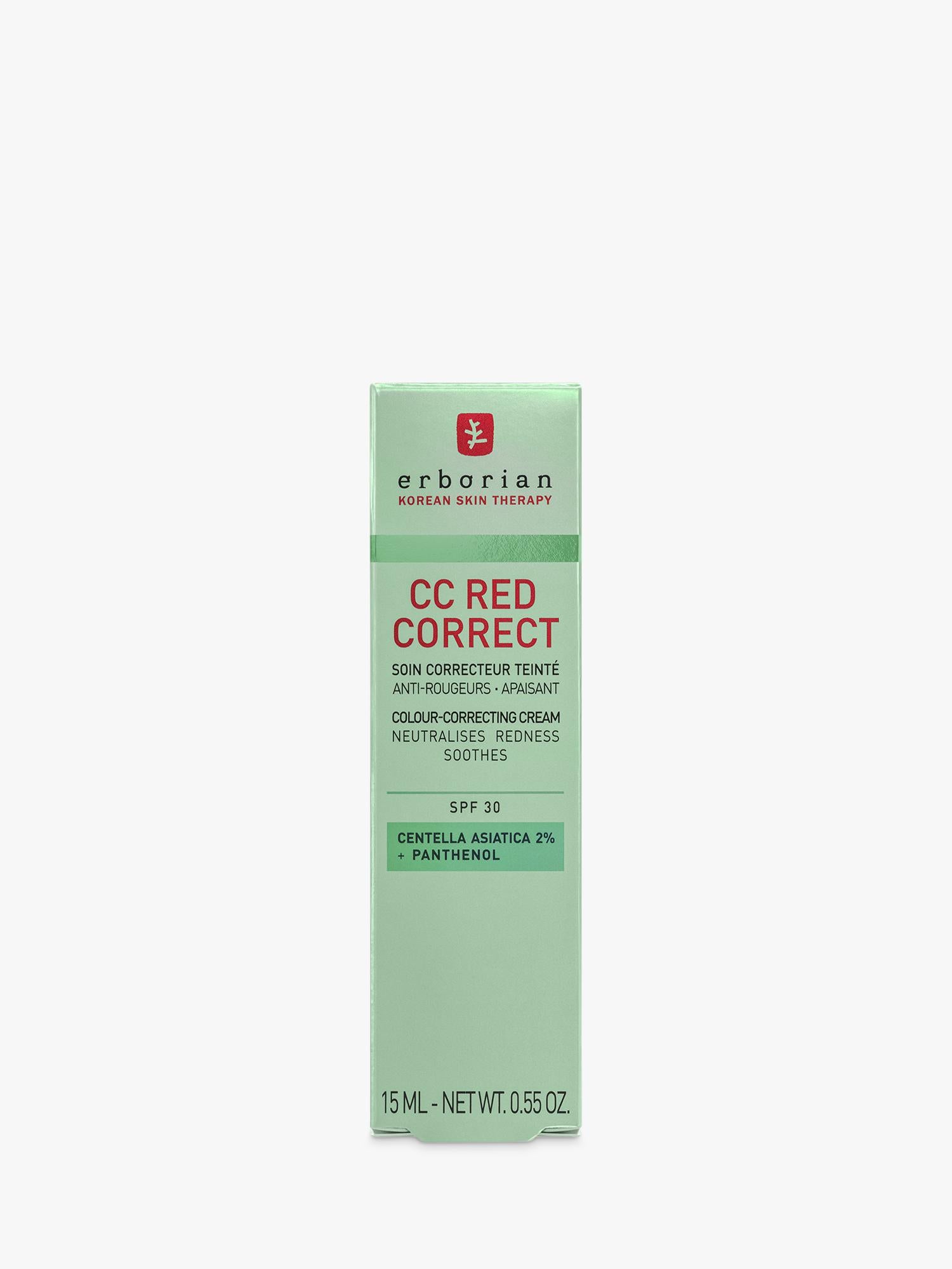 Erborian CC Red Correct colour correcting cream 15ml (British brand)