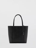 Mango Gracia tote bag black with snap button - British product
