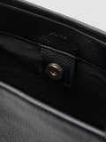 Mango Gracia tote bag black with snap button - British product