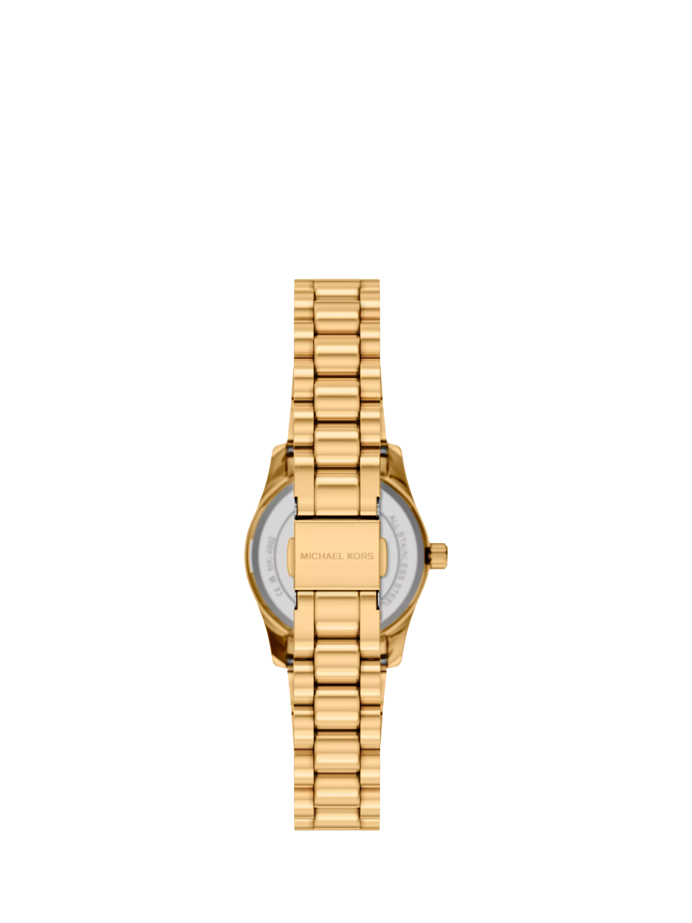 Michael Kors gold-tone watch set with pavé bracelet, UK version