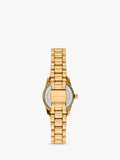 Michael Kors gold-tone watch set with pavé bracelet, UK version