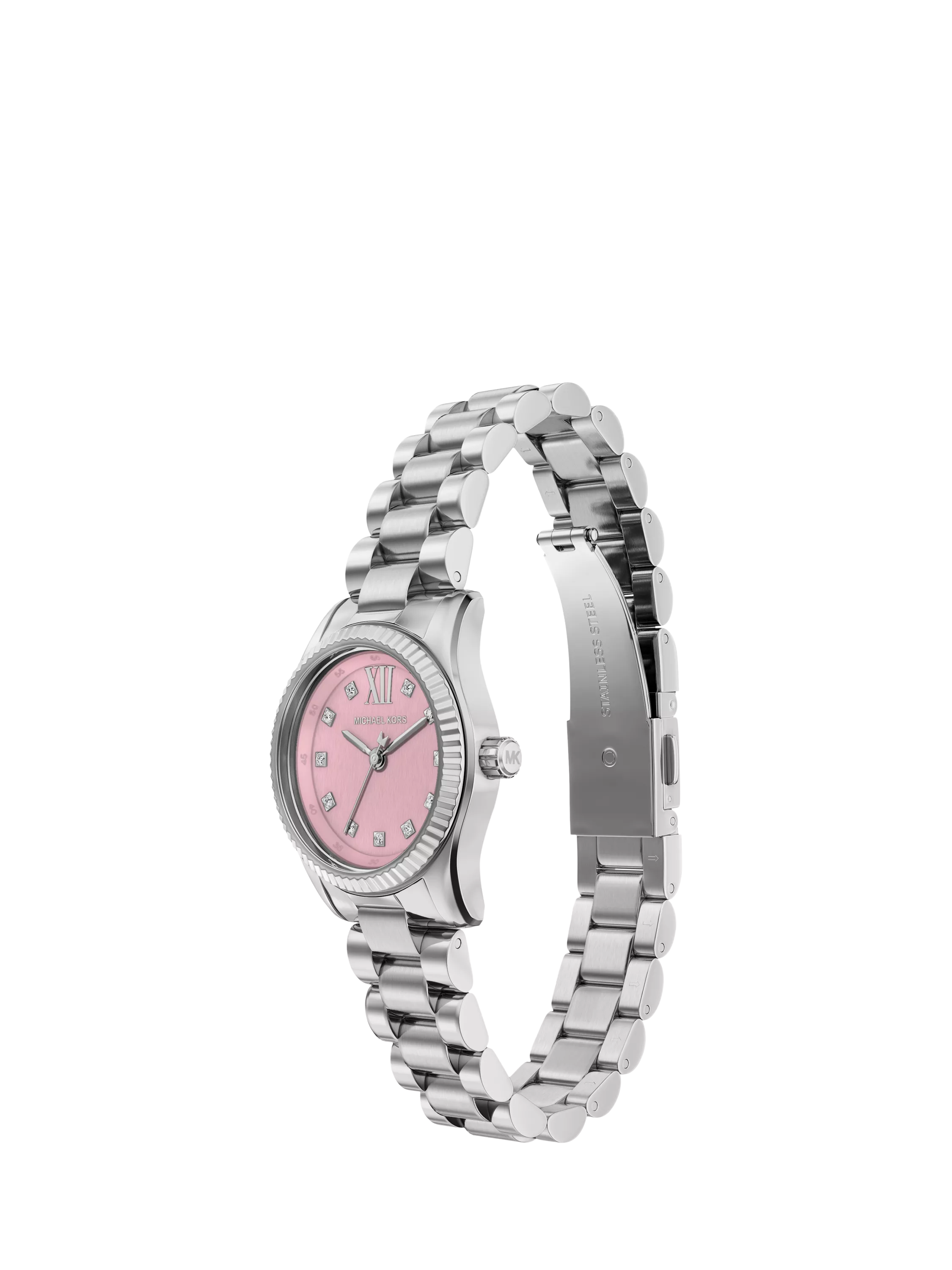 Michael Kors watch Petite Lexington pink dial (British brand)