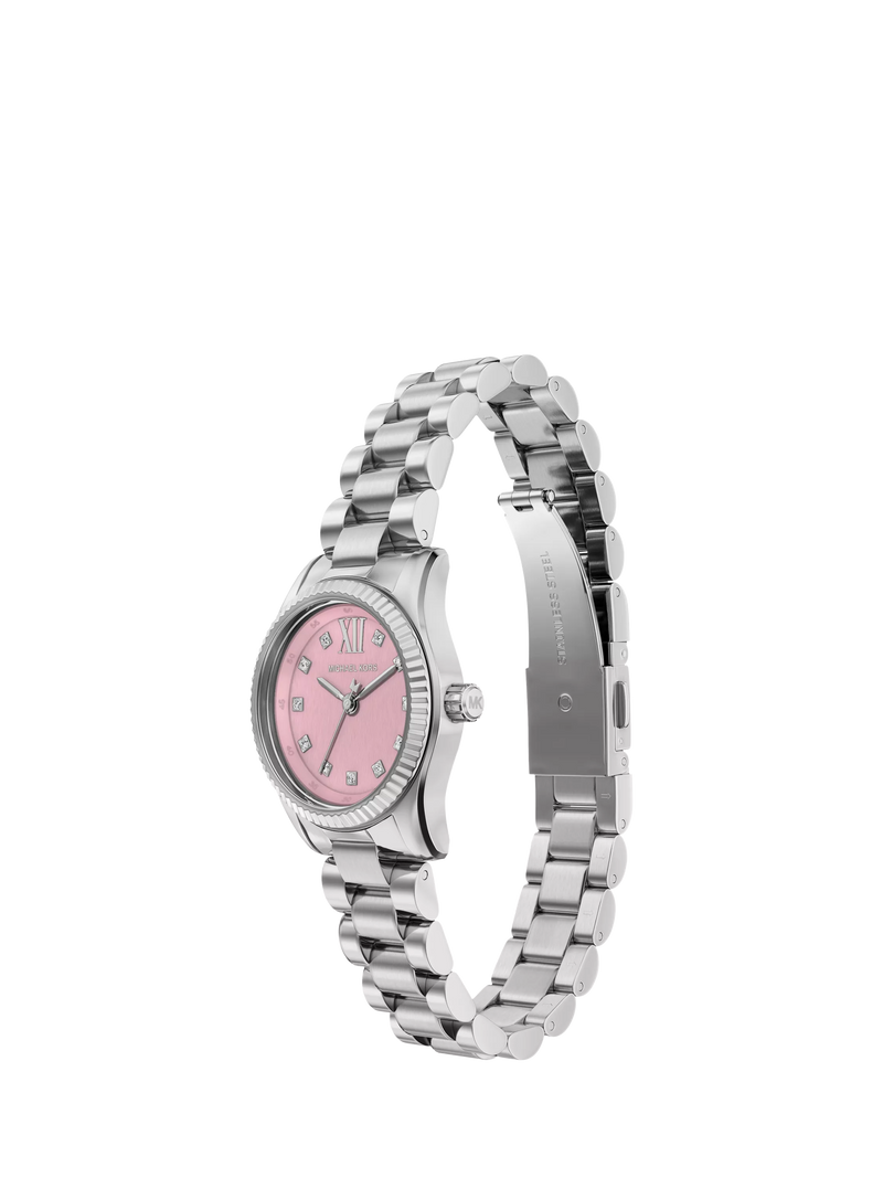 Michael Kors watch Petite Lexington pink dial (British brand)