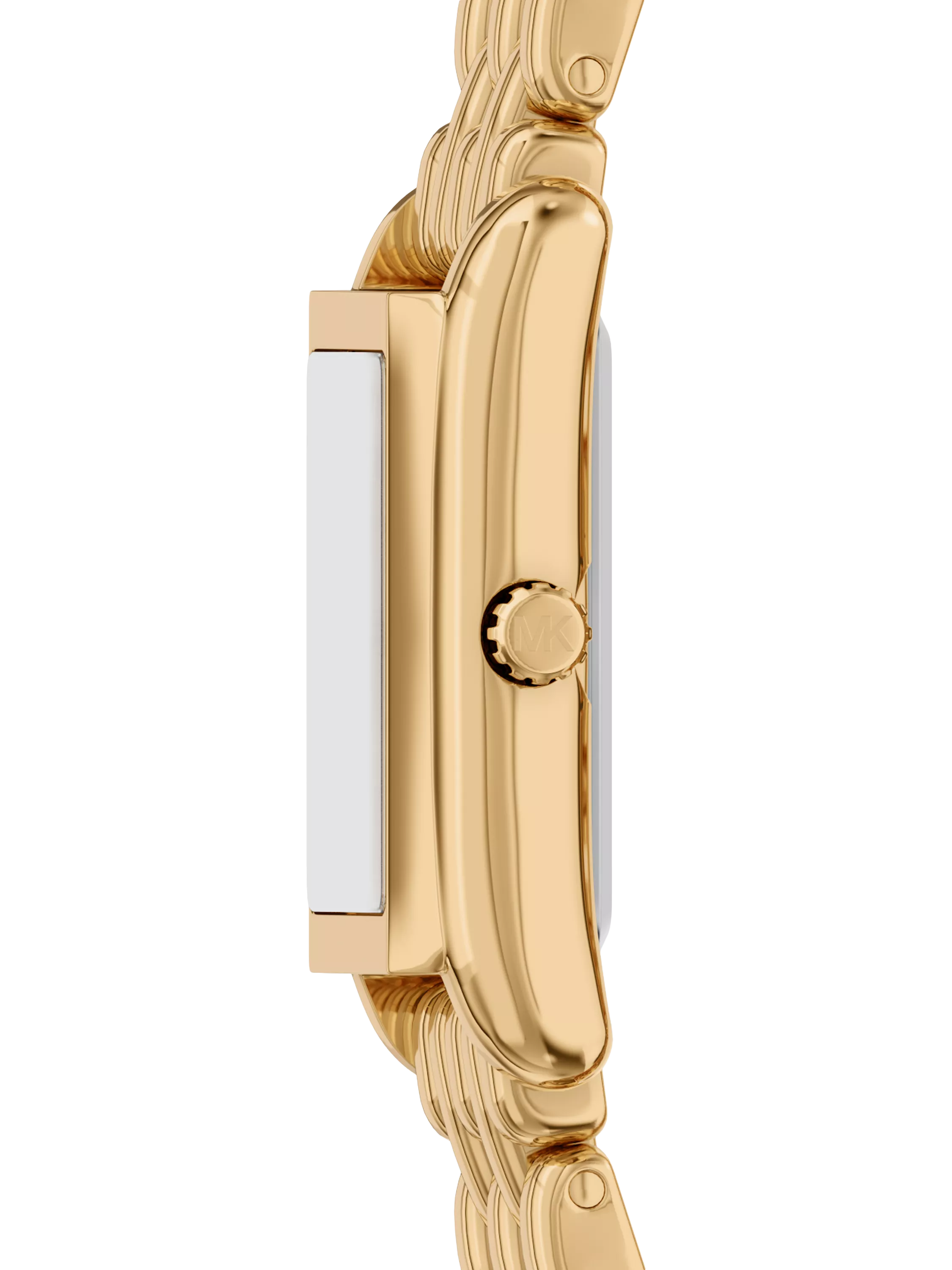 Michael Kors gold-tone Essex Tank watch, UK version