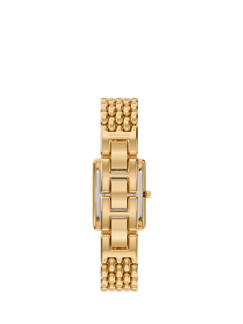 Michael Kors gold-tone Essex Tank watch, UK version