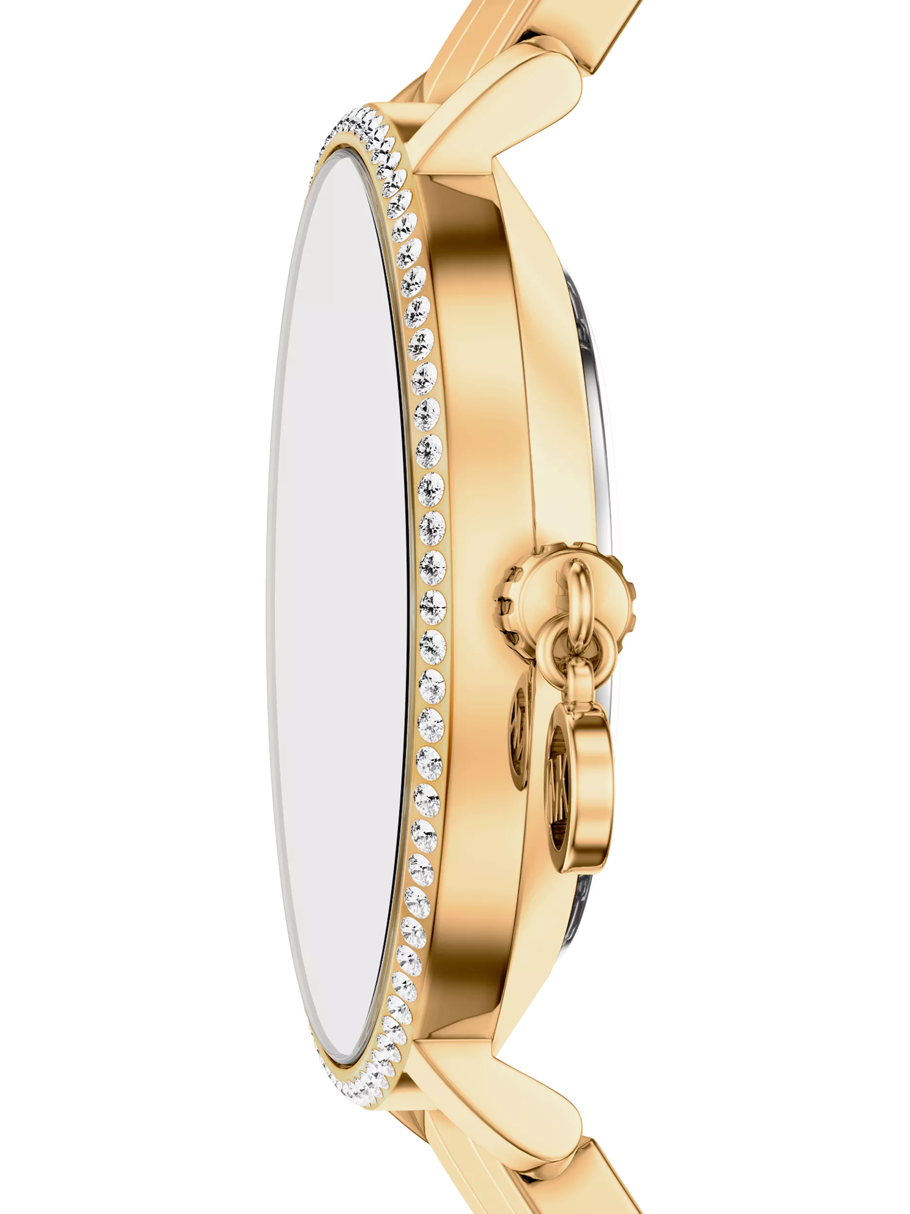 Michael Kors charm bracelet strap watch gold 32mm, UK version