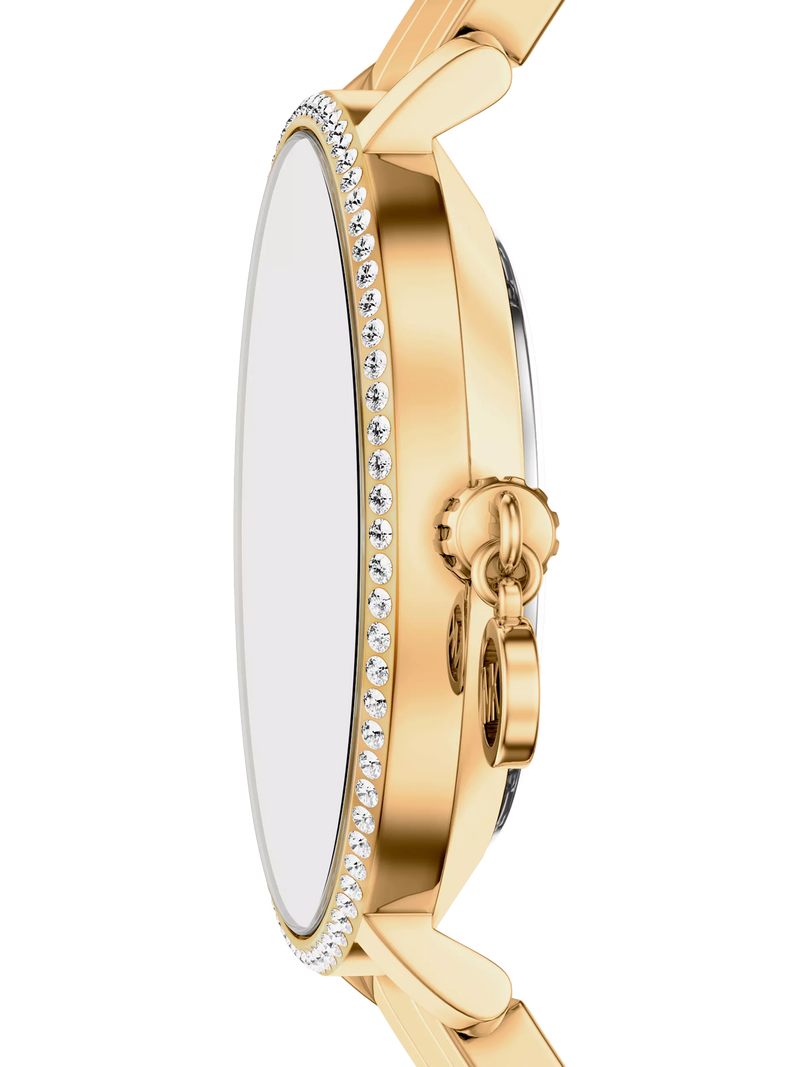 Michael Kors charm bracelet strap watch gold 32mm, UK version