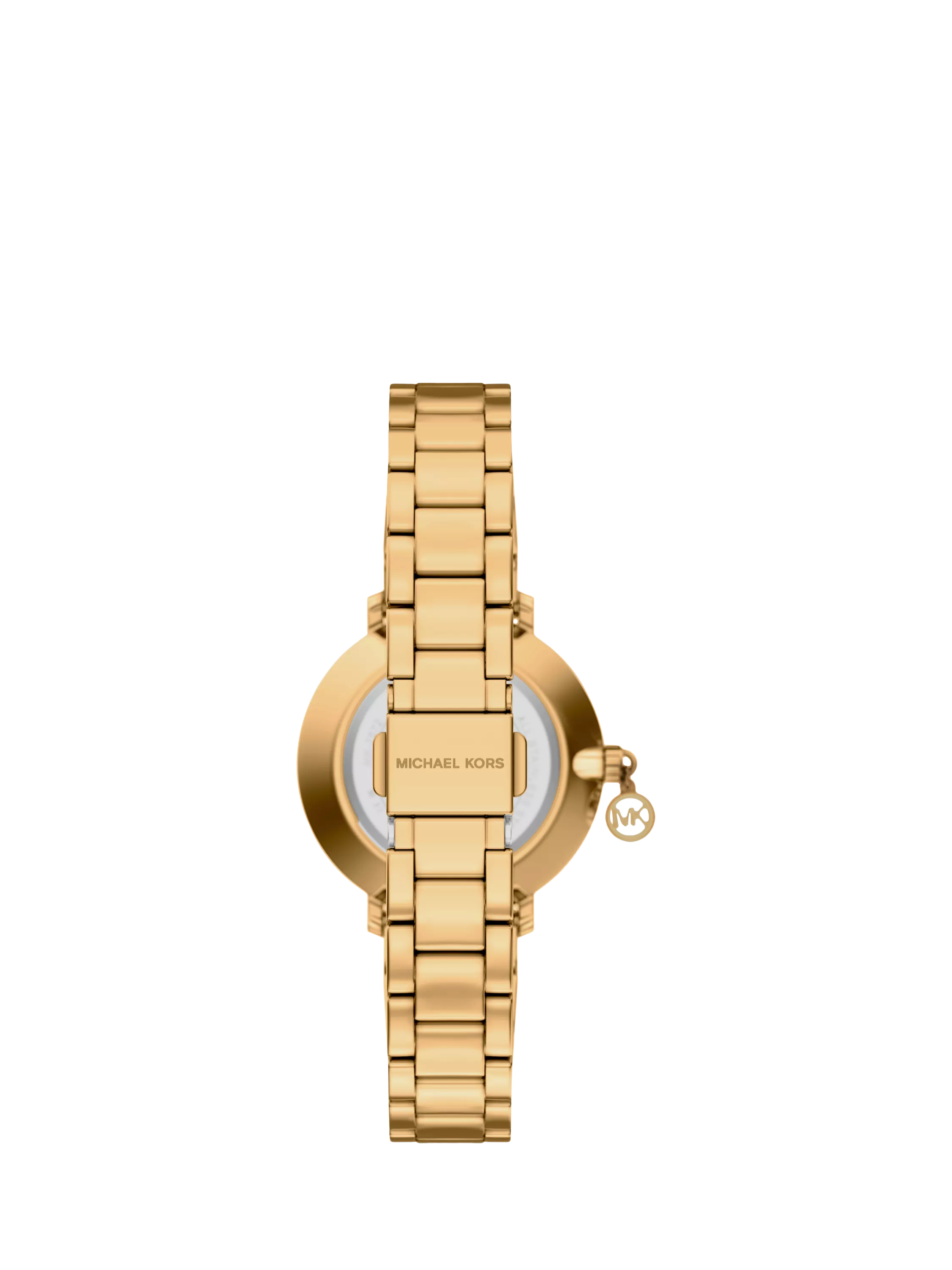 Michael Kors charm bracelet strap watch gold 32mm, UK version