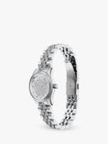 Michael Kors Petite Lexington Pave watch silver (British brand)