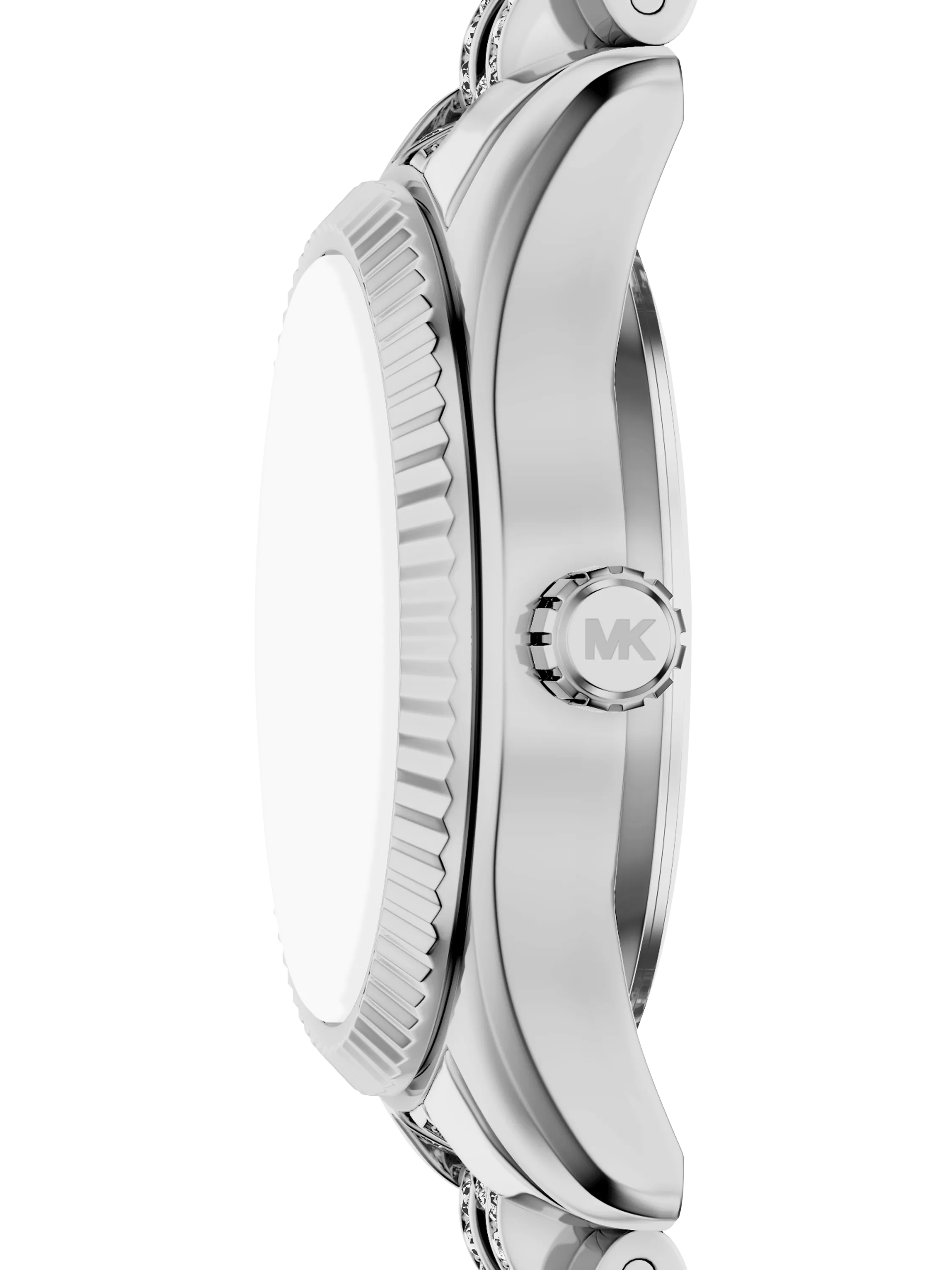 Michael Kors Petite Lexington Pave watch silver (British brand)