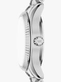 Michael Kors Petite Lexington Pave watch silver (British brand)