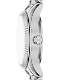 Michael Kors Petite Lexington Pave watch silver (British brand)