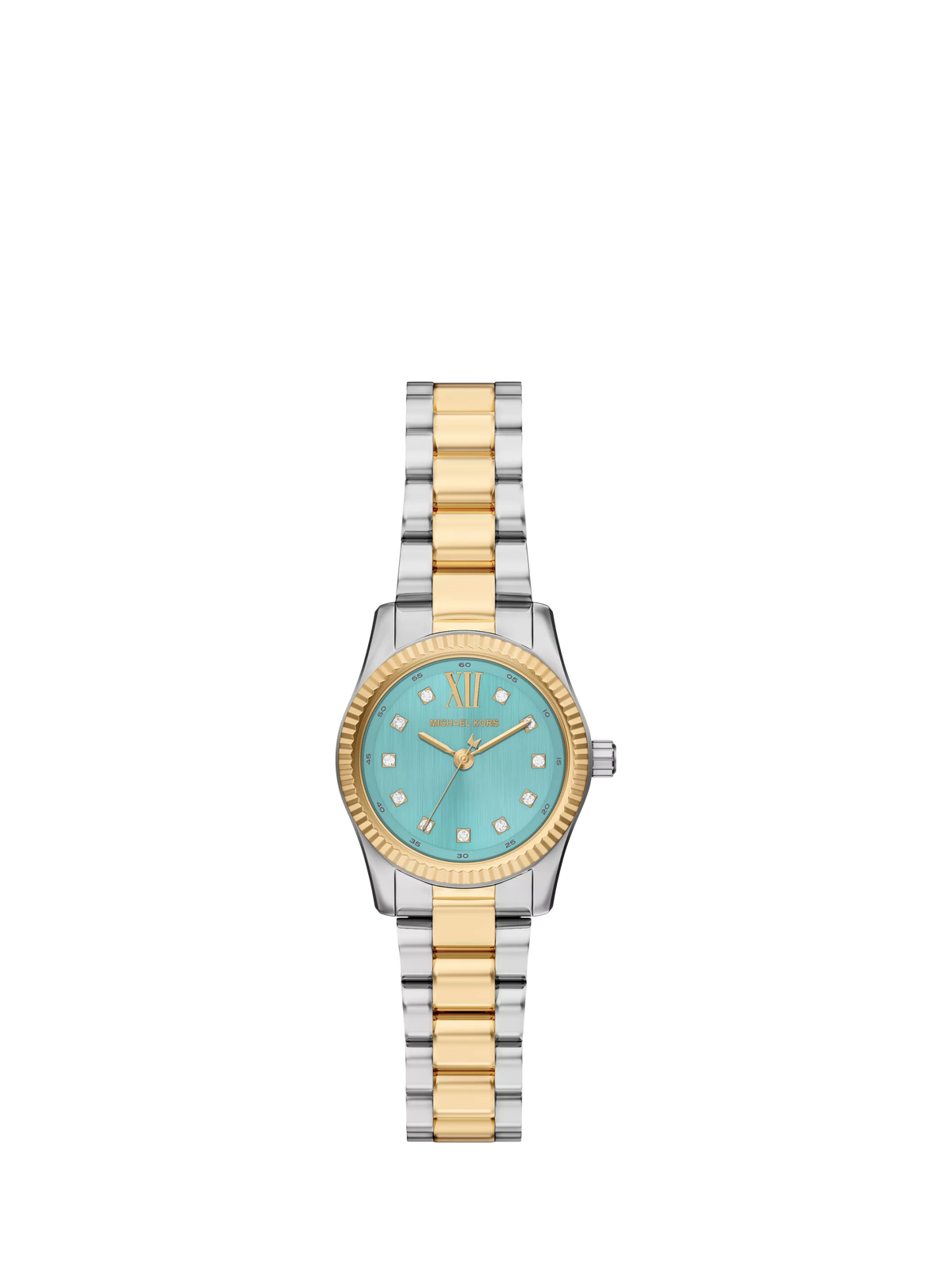 Michael Kors women's Petite Lexington two-tone watch, imported from the UK