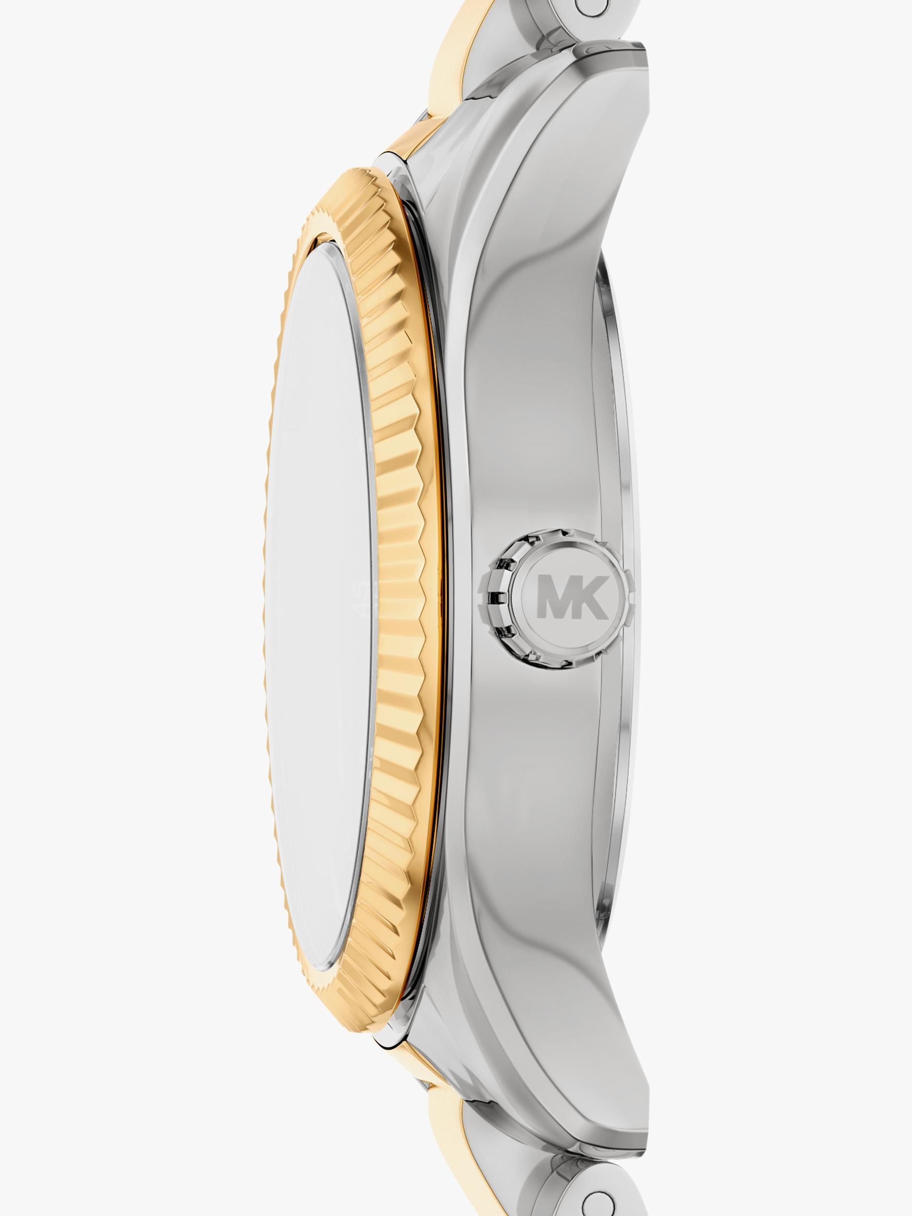 Michael Kors women's Petite Lexington two-tone watch, imported from the UK