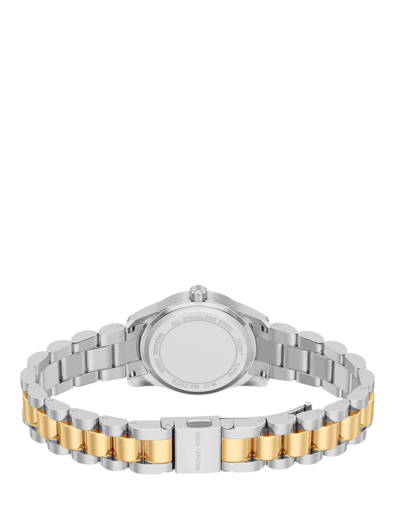 Michael Kors women's Petite Lexington two-tone watch, imported from the UK