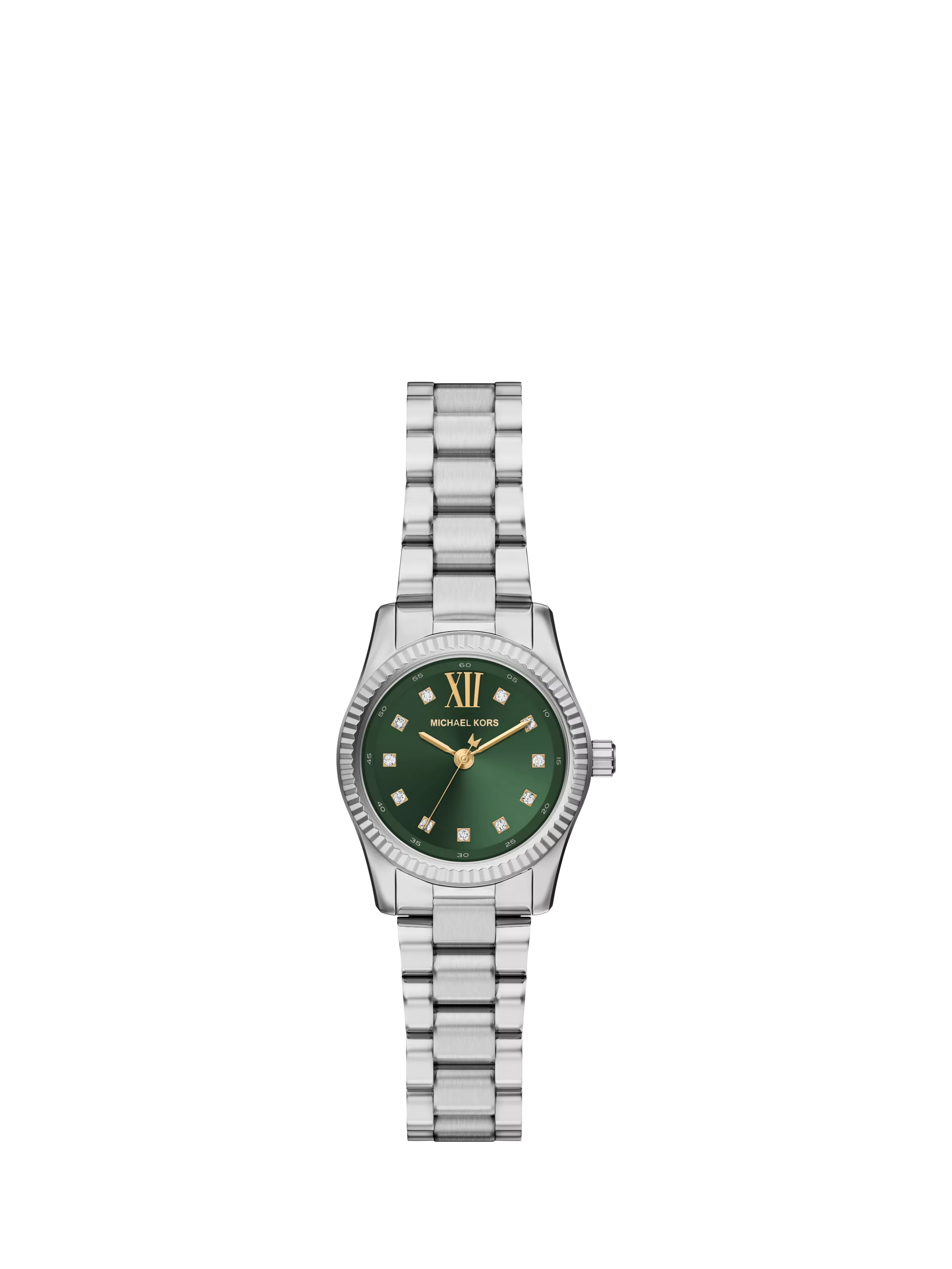 Michael Kors Petite Lexington watch green dial 26mm - British product