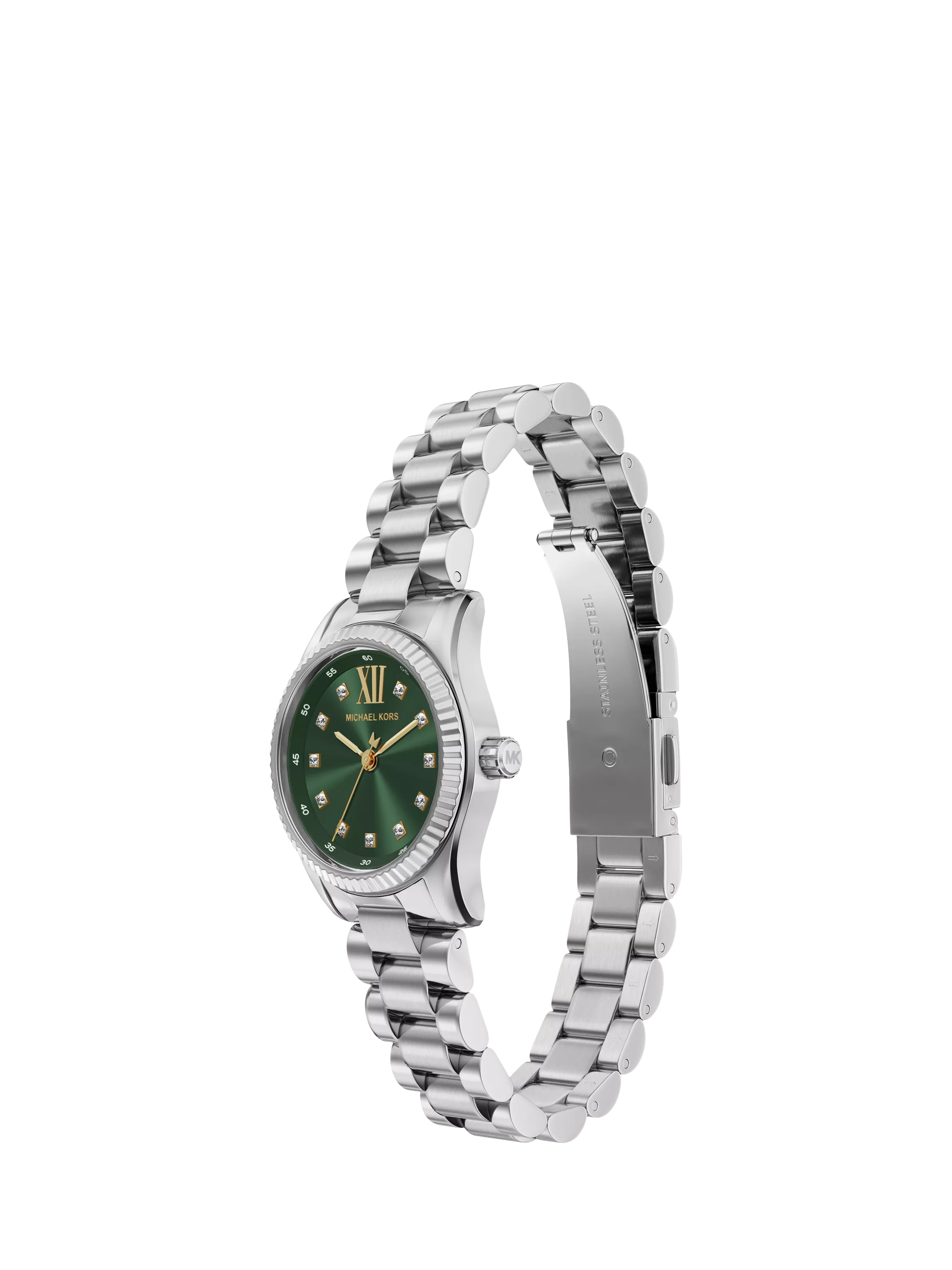 Michael Kors Petite Lexington watch green dial 26mm - British product