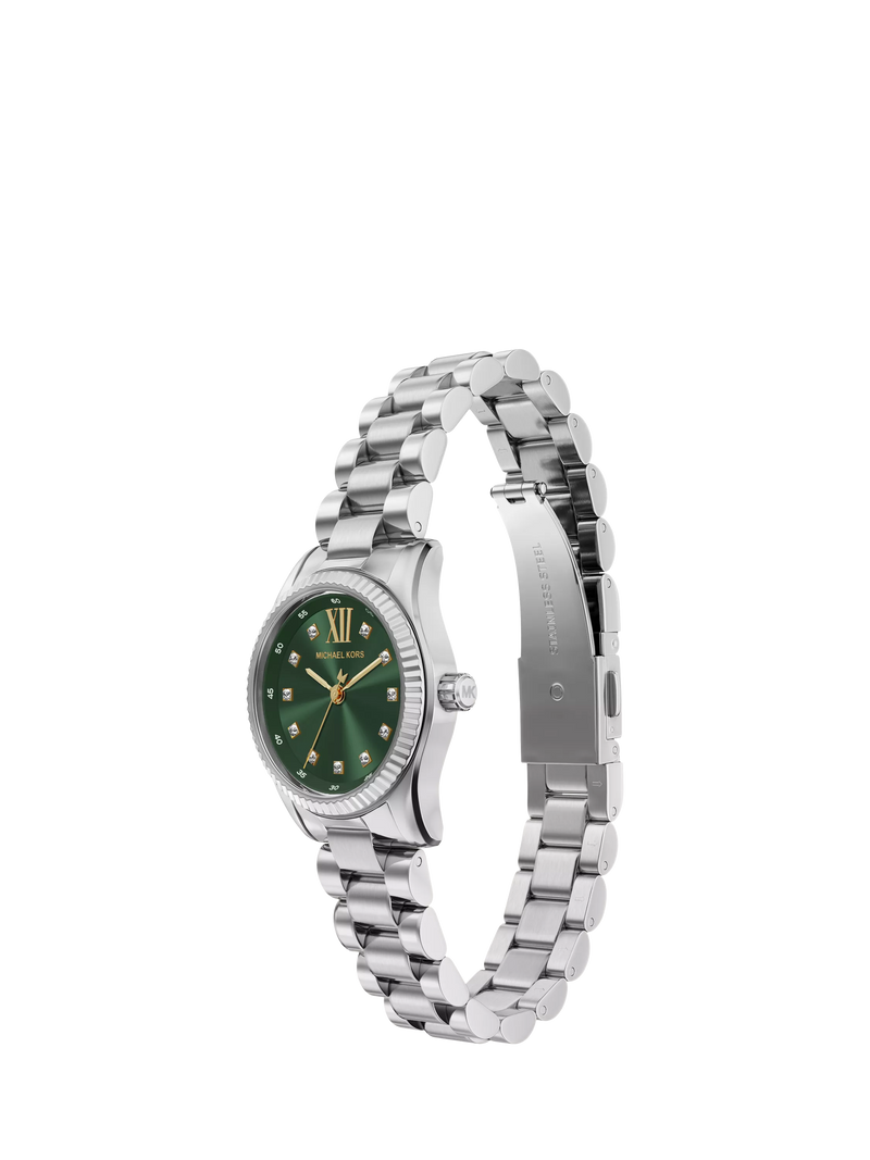 Michael Kors Petite Lexington watch green dial 26mm - British product
